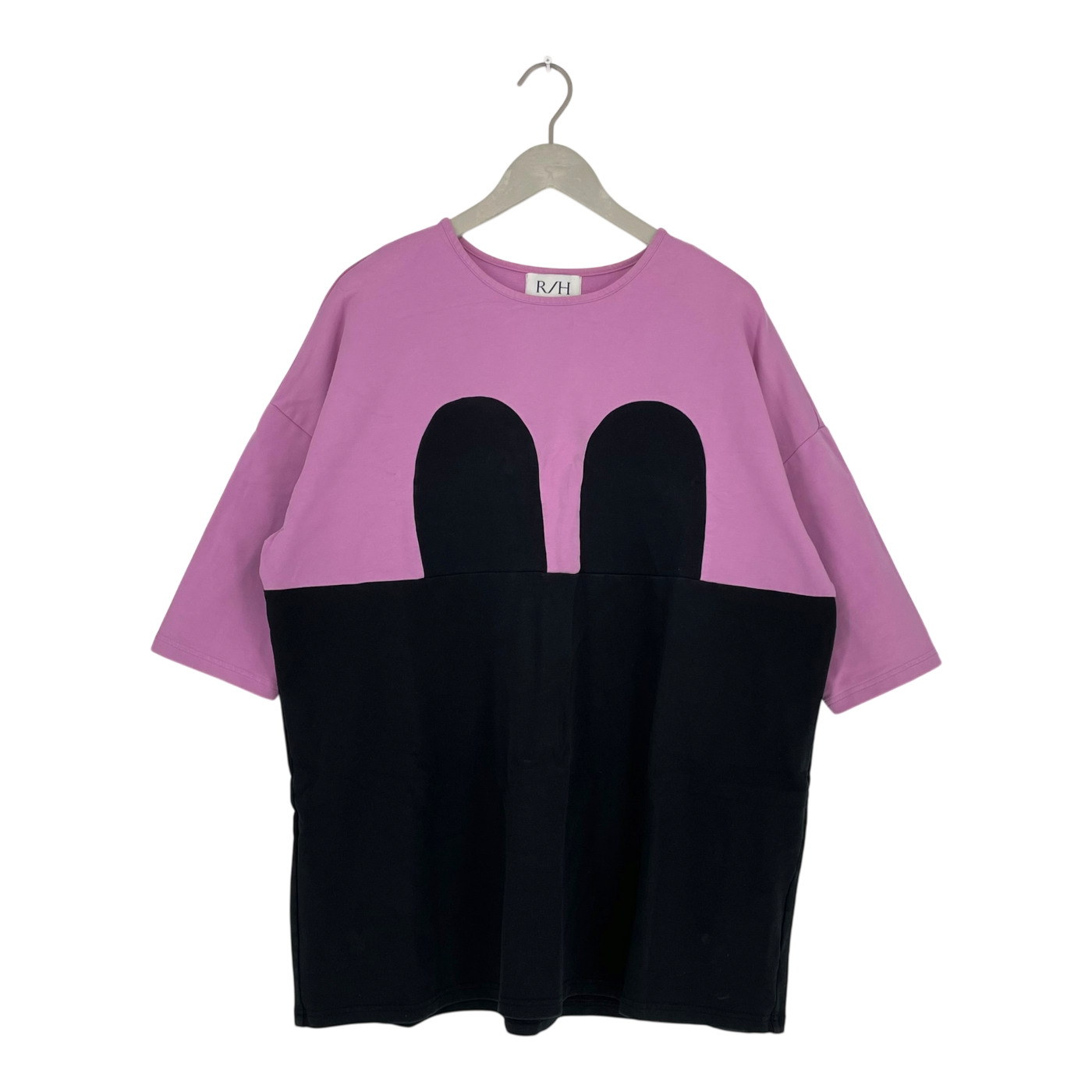 R/H mickey sweat t-shirt, mauve | woman S/M