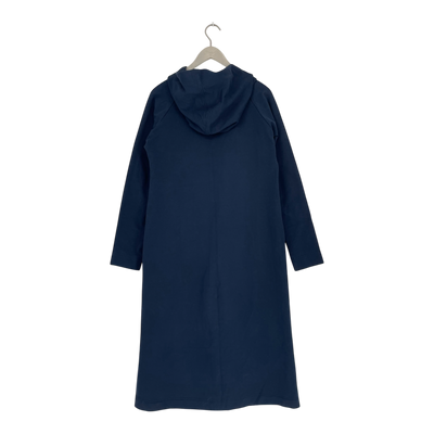 Ommellinen hooded sweat cardigan, dark blue | woman L