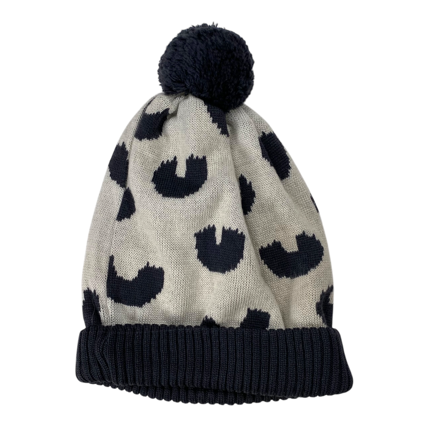 Papu merino pom beanie, beige / grey | 54/58cm