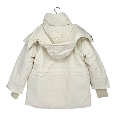 Embassy of Bricks and Logs norfolk parka, white | unisex S