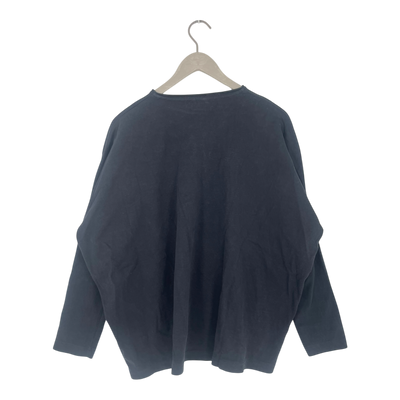 COS boxy sweatshirt, dark grey | woman M