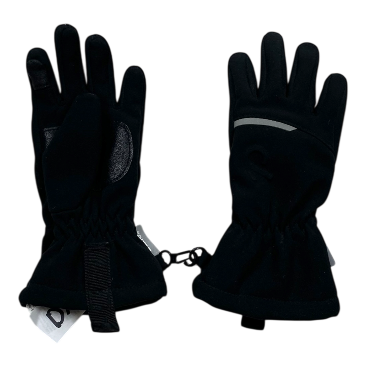 Reima softshell gloves, black | 1-2y