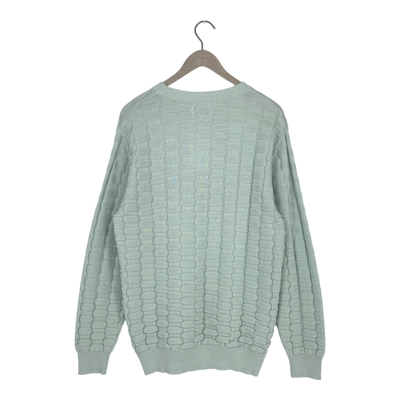 Makia blossom knit sweater, light blue | woman M
