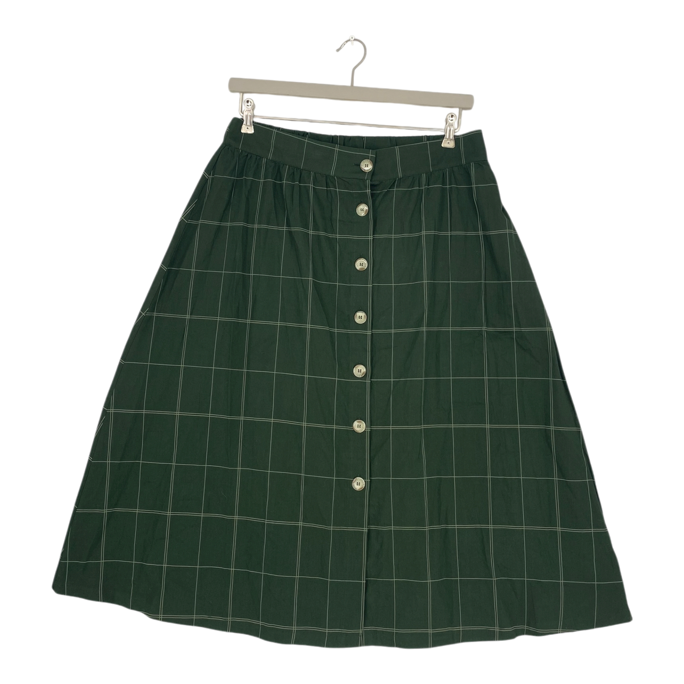Kaiko button skirt, green | woman L