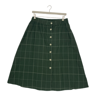 Kaiko button skirt, green | woman L
