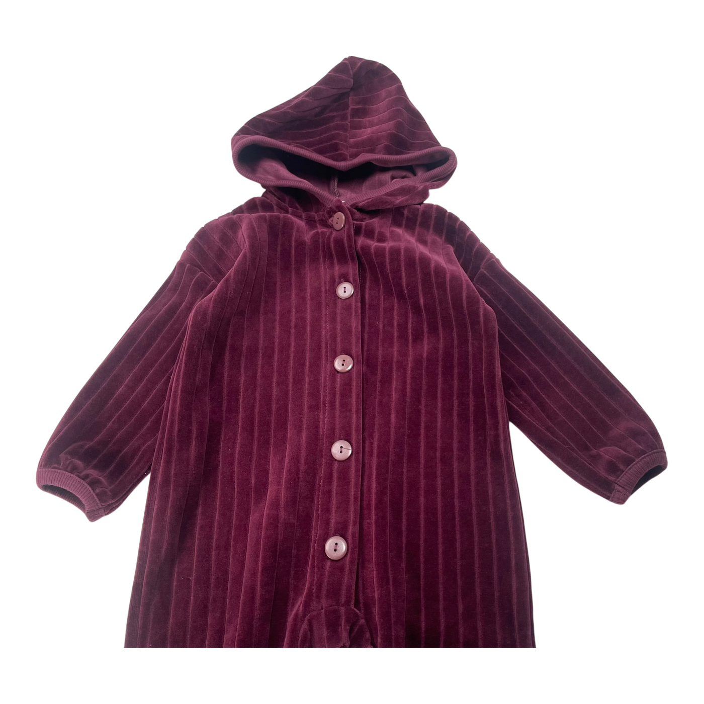 Mainio velour jumpsuit, wine | 74/80cm