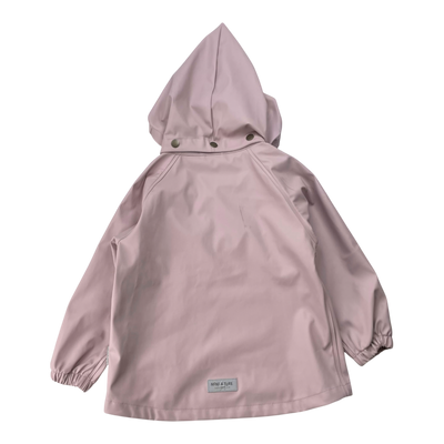 Mini A Ture matwai rain jacket, old rose | 104cm
