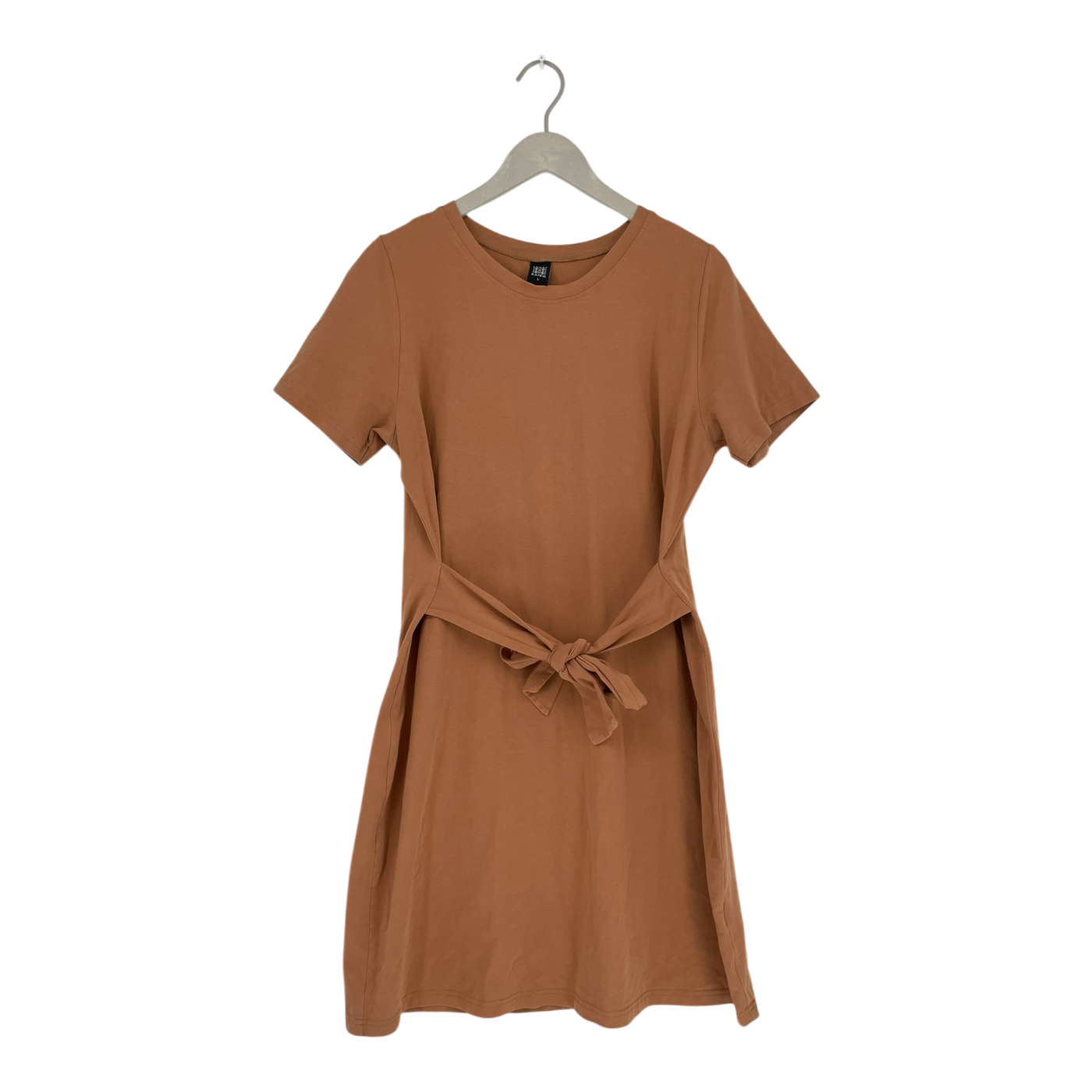 Kaiko t-shirt belted dress, caramel brown | woman L