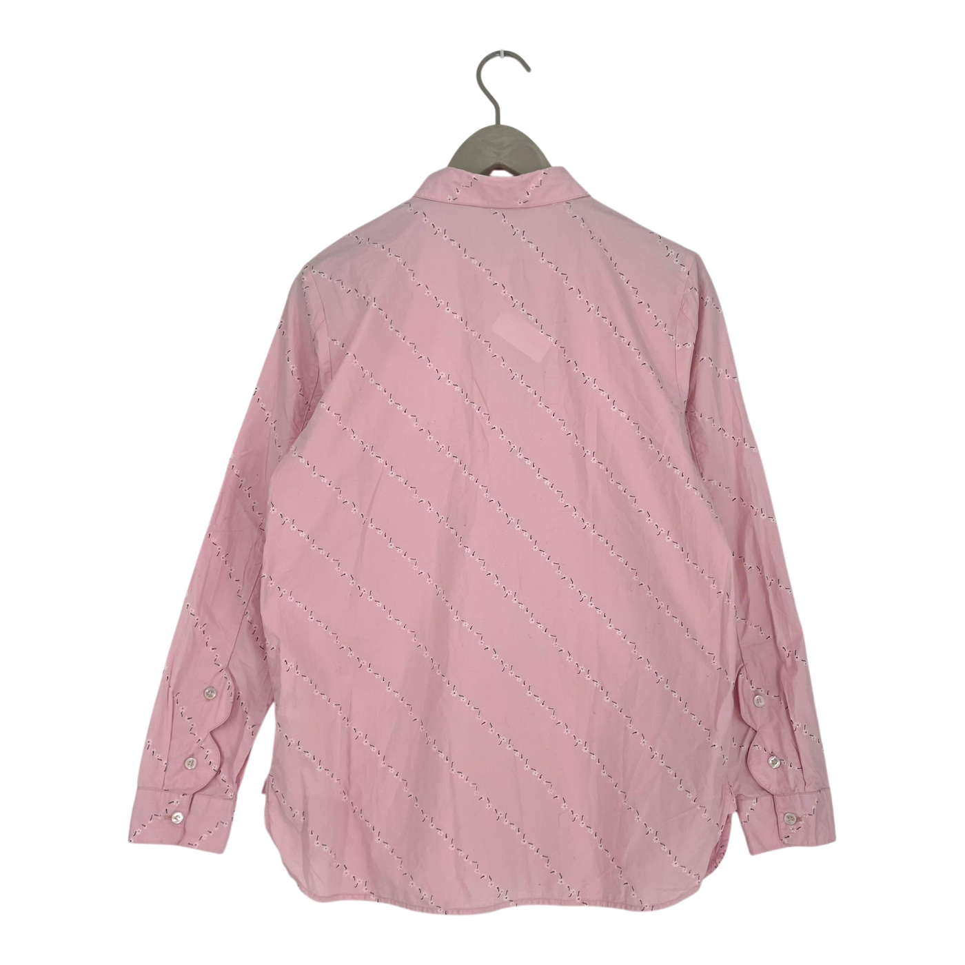 Ganni button down shirt, pink | woman 40