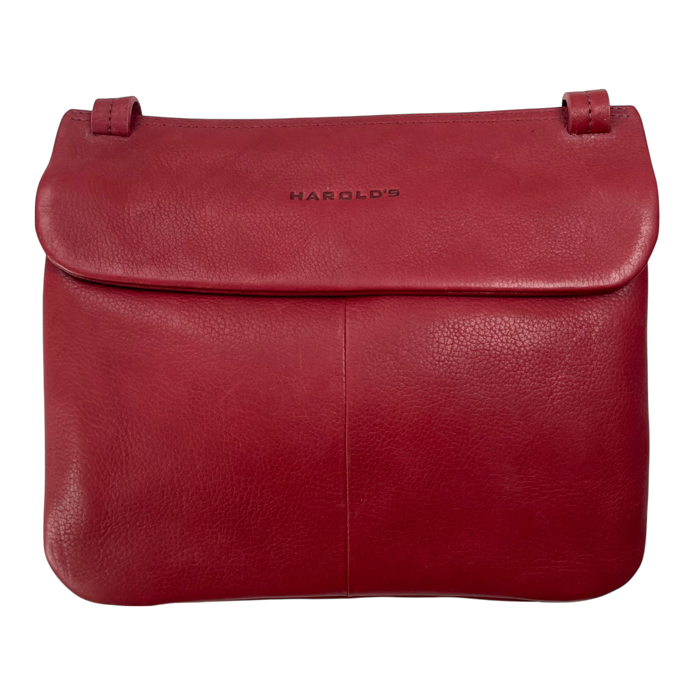 Harold's Bags leather chacoral smooth shoulder bag triple, wine