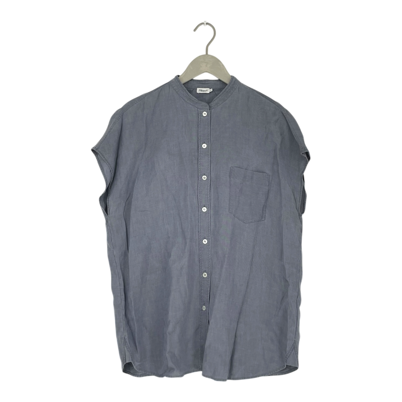 Filippa K buttoned shirt, blue | woman XL