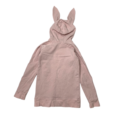 Metsola bunny ear sweatshirt, misty rose | 122/128cm