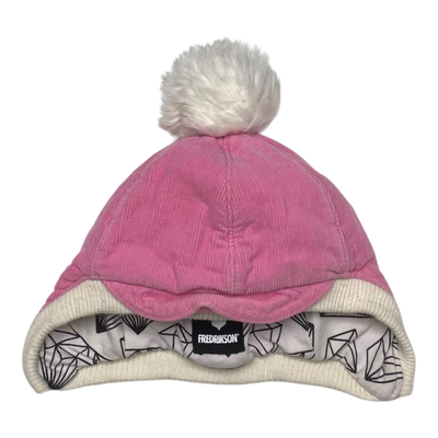 Metsola winter hat, pink | 1-2y