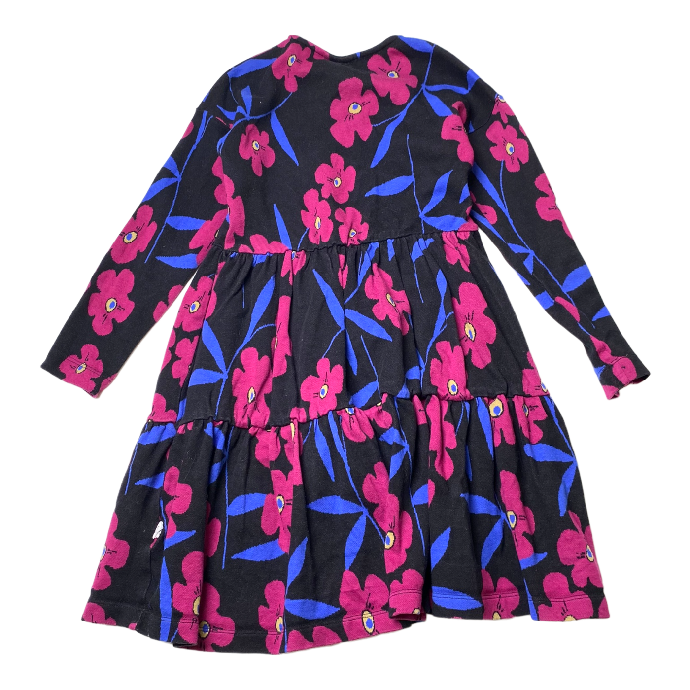 Mainio jacquard dress, flower | 146/152cm