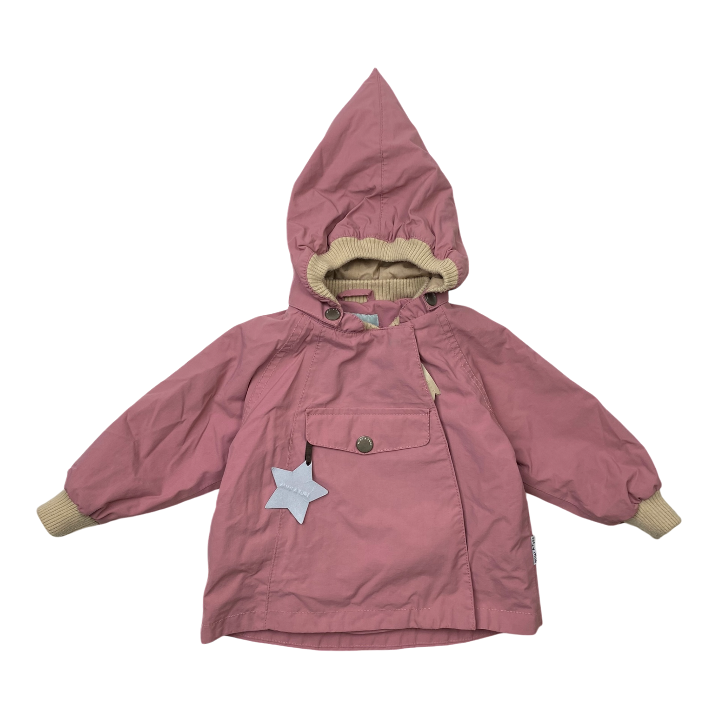 Mini A Ture matwai spring anorak, rose | 74cm