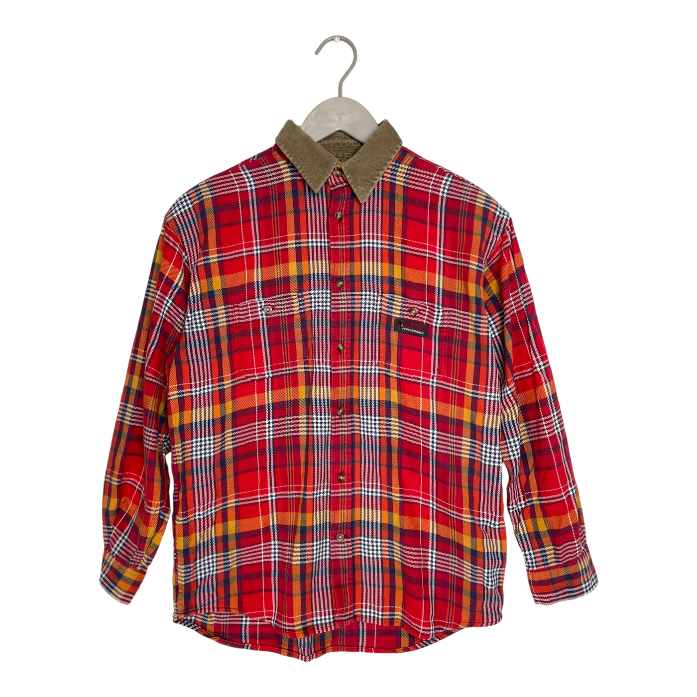 Peak performance flannel shirt, red | woman M