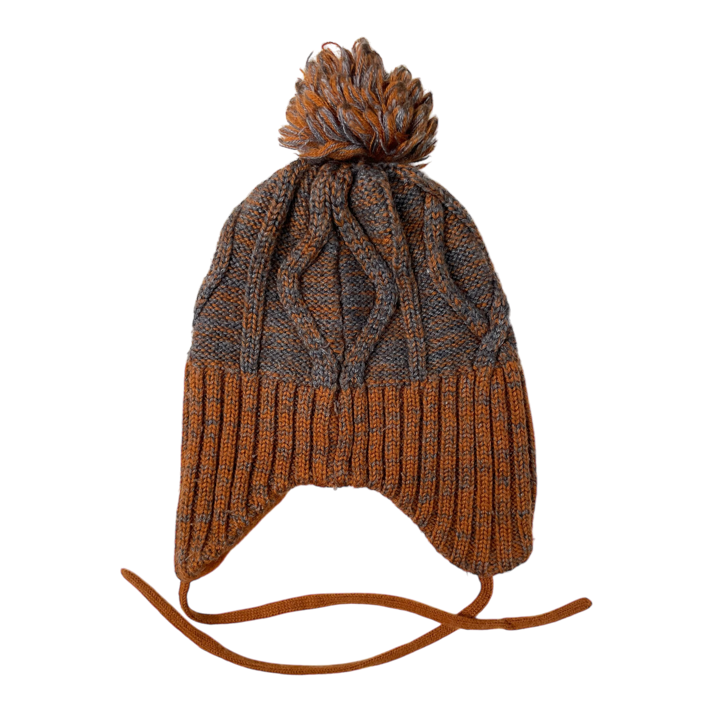 Reima wool beanie, brown/grey | 9-12m