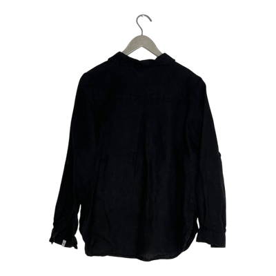 Nakoa cloe linen shirt, black | woman M