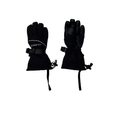 Isbjörn tundra winter gloves, black | 7-8y