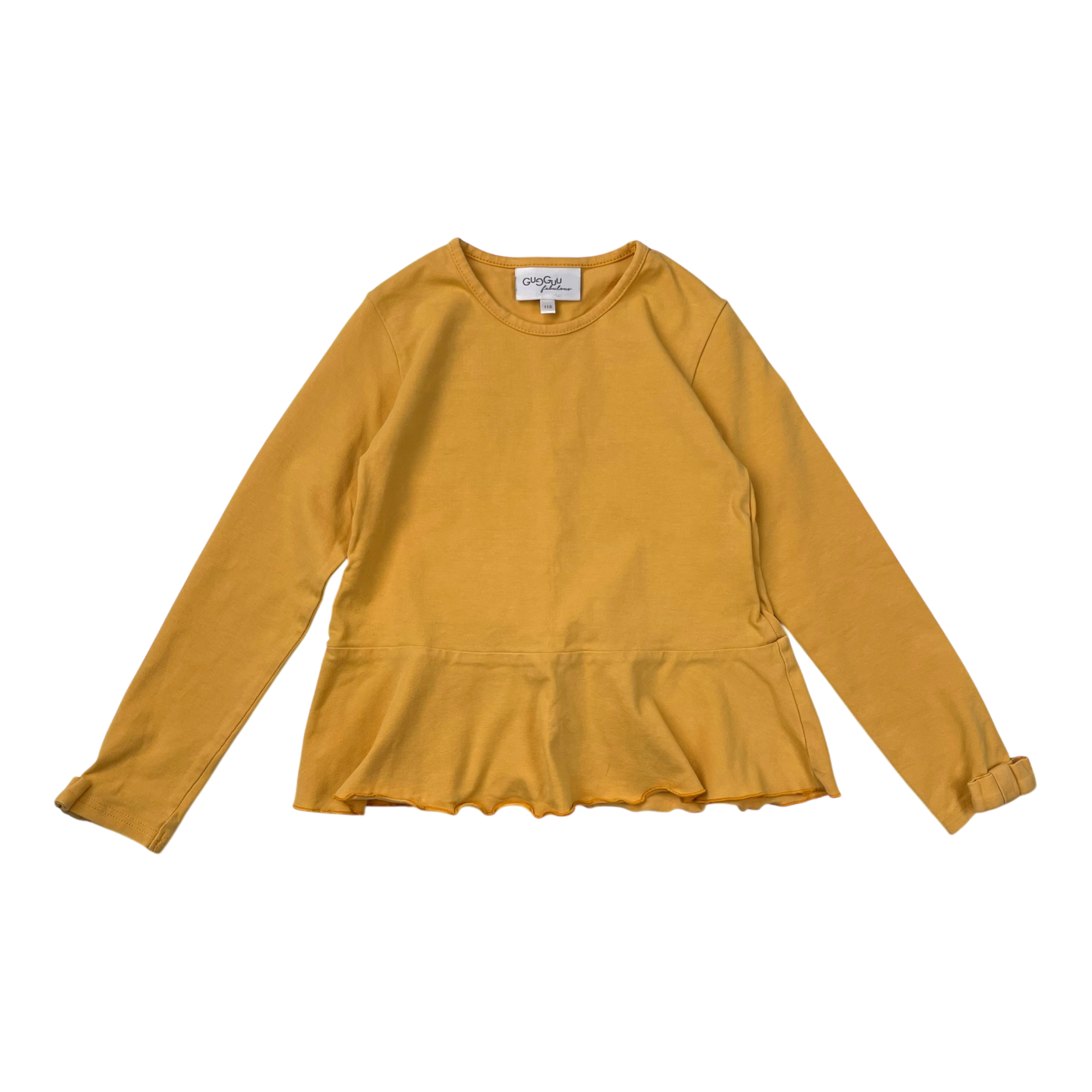 Gugguu frill shirt, amber | 110cm