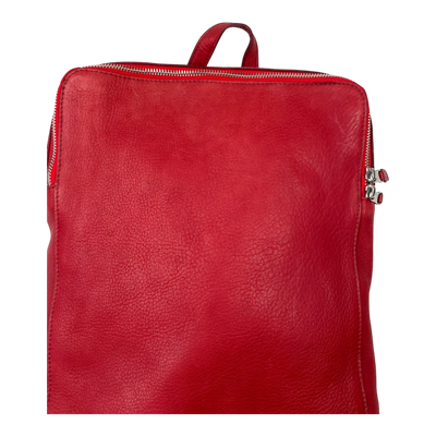 Harold's Bags duo backpack, red