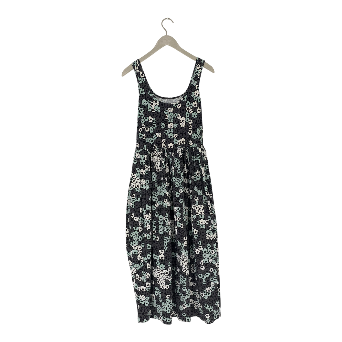 Marimekko dekadi unikko dress, mint unikko | woman L