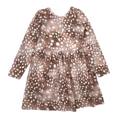 Kaiko dress, copper bambi | 110/116cm