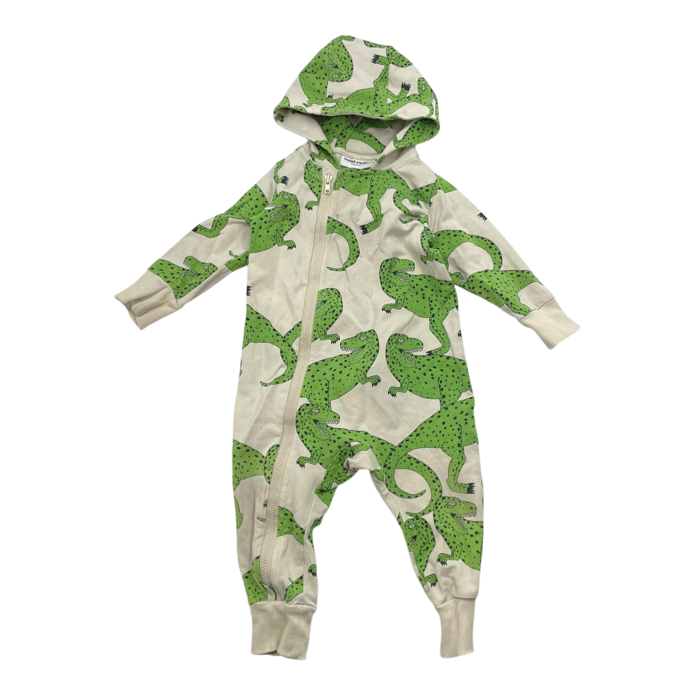 Mini Rodini sweat jumpsuit, dinosaur | 68/74cm