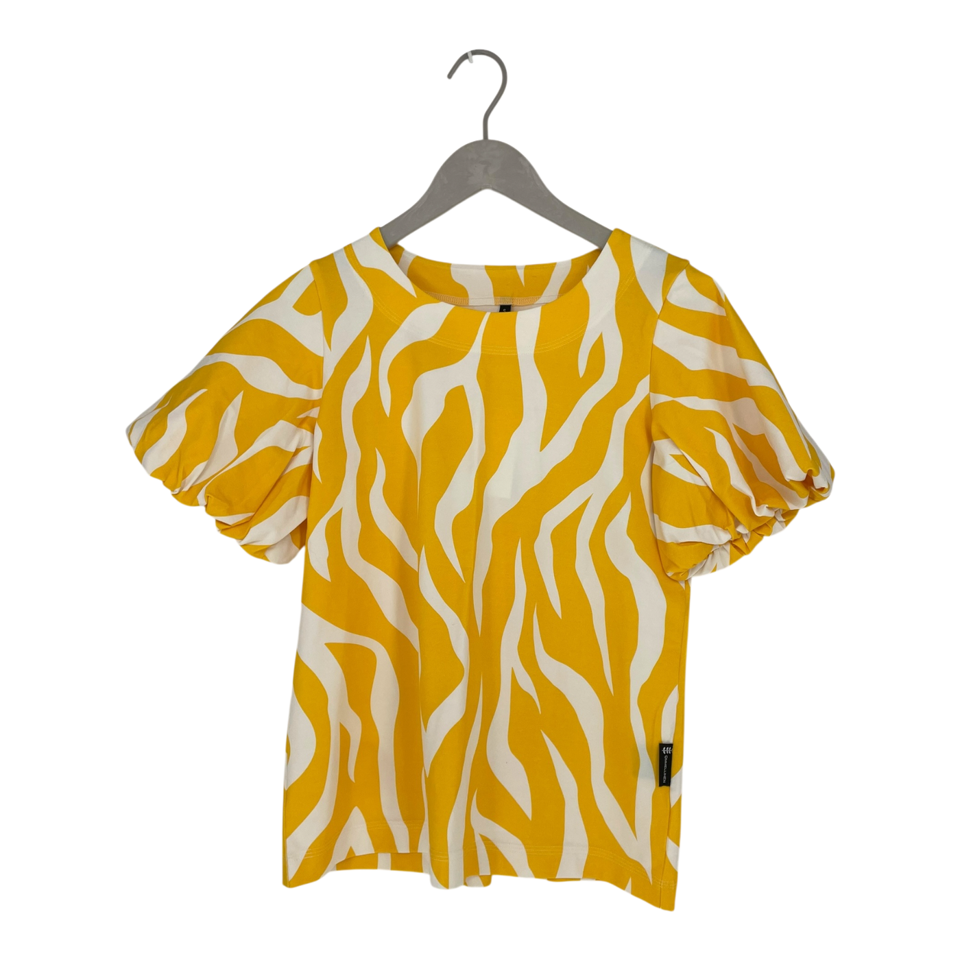 Ommellinen puffipaita t-shirt, yellow | woman S