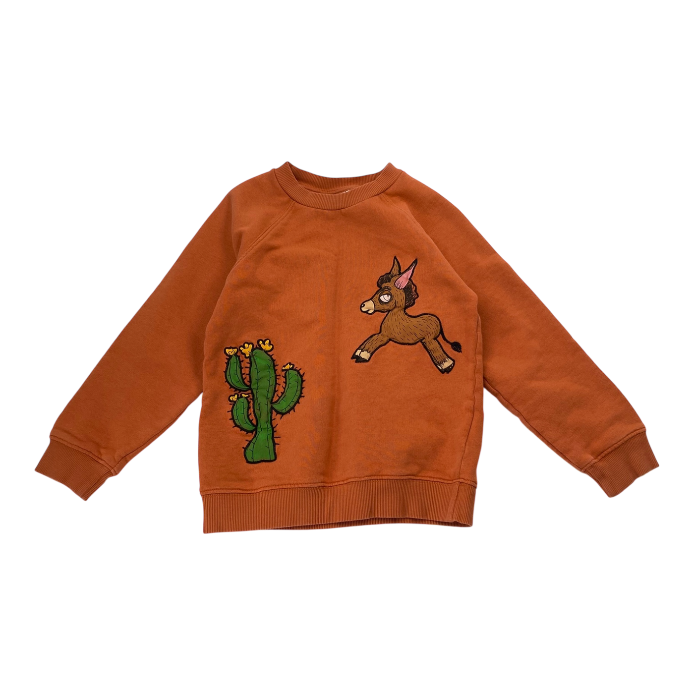 Mini Rodini sweatshirt, mahogany | 116/122cm