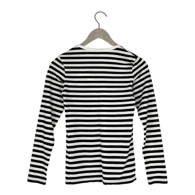 Marimekko stripe shirt, black / white | woman XS