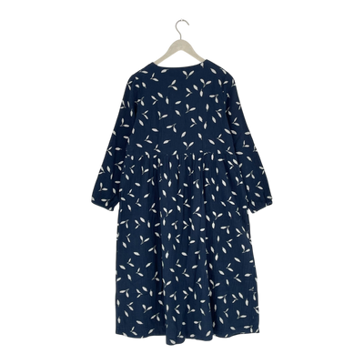 Kaiko muslin button dress, indigo wind | woman S