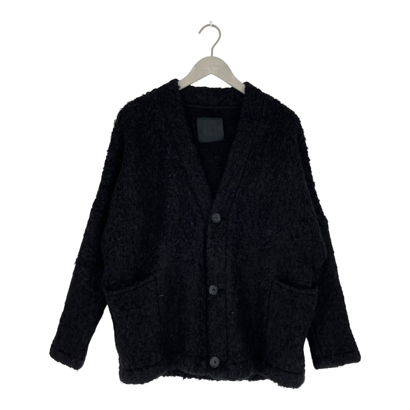 Nomen Nescio chunky cardigan, black | woman XS