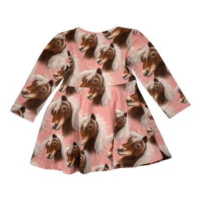 Metsola dress, horses | 86/92cm