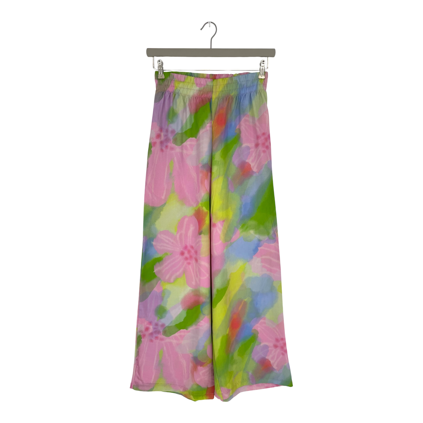 Mainio wide pants, pink bloom | woman S
