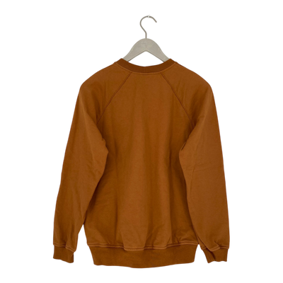 R-Collection logo sweatshirt, caramel brown | unisex S