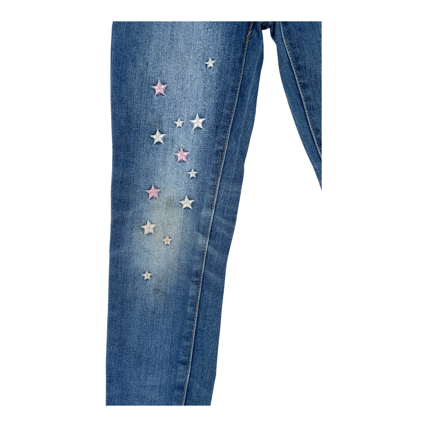 Levi's 710 super skinny jeans, star embroidery | 116/122cm
