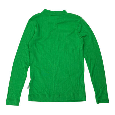 Mainio merino shirt, bright green | 122/128cm