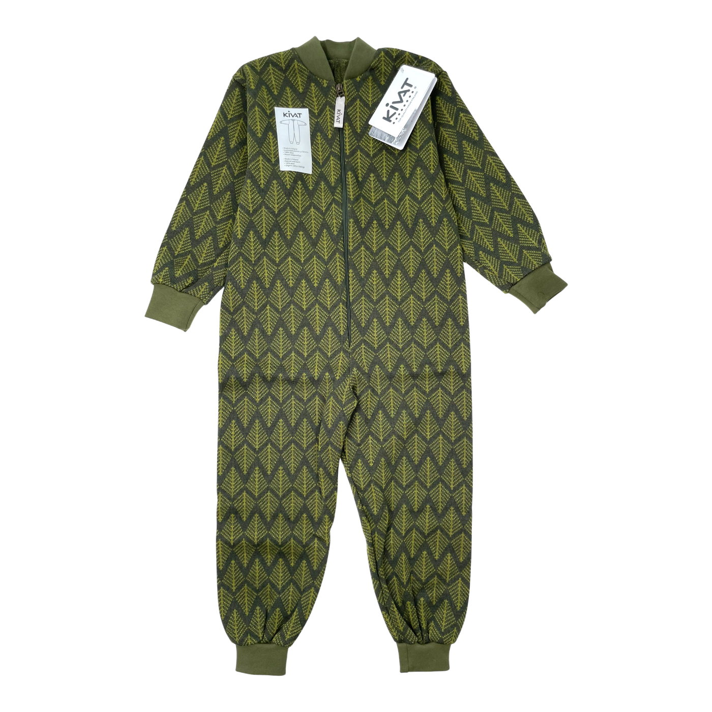Kivat wool overall, forest green | 110cm