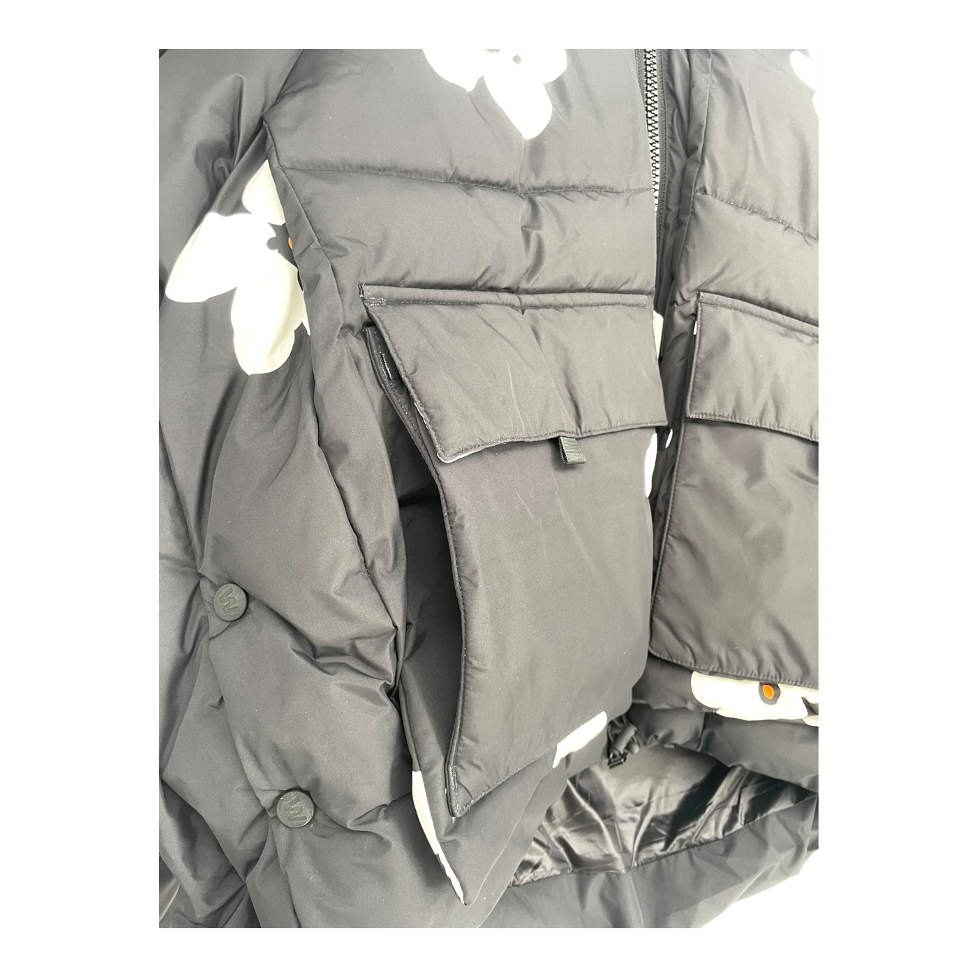 Embassy of Bricks and Logs harlem puffer jacket, flowers | woman S