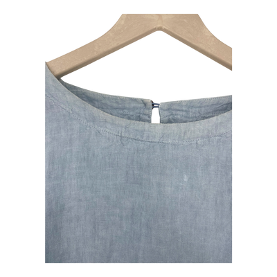 Papu boxy linen dress, light blue | woman S