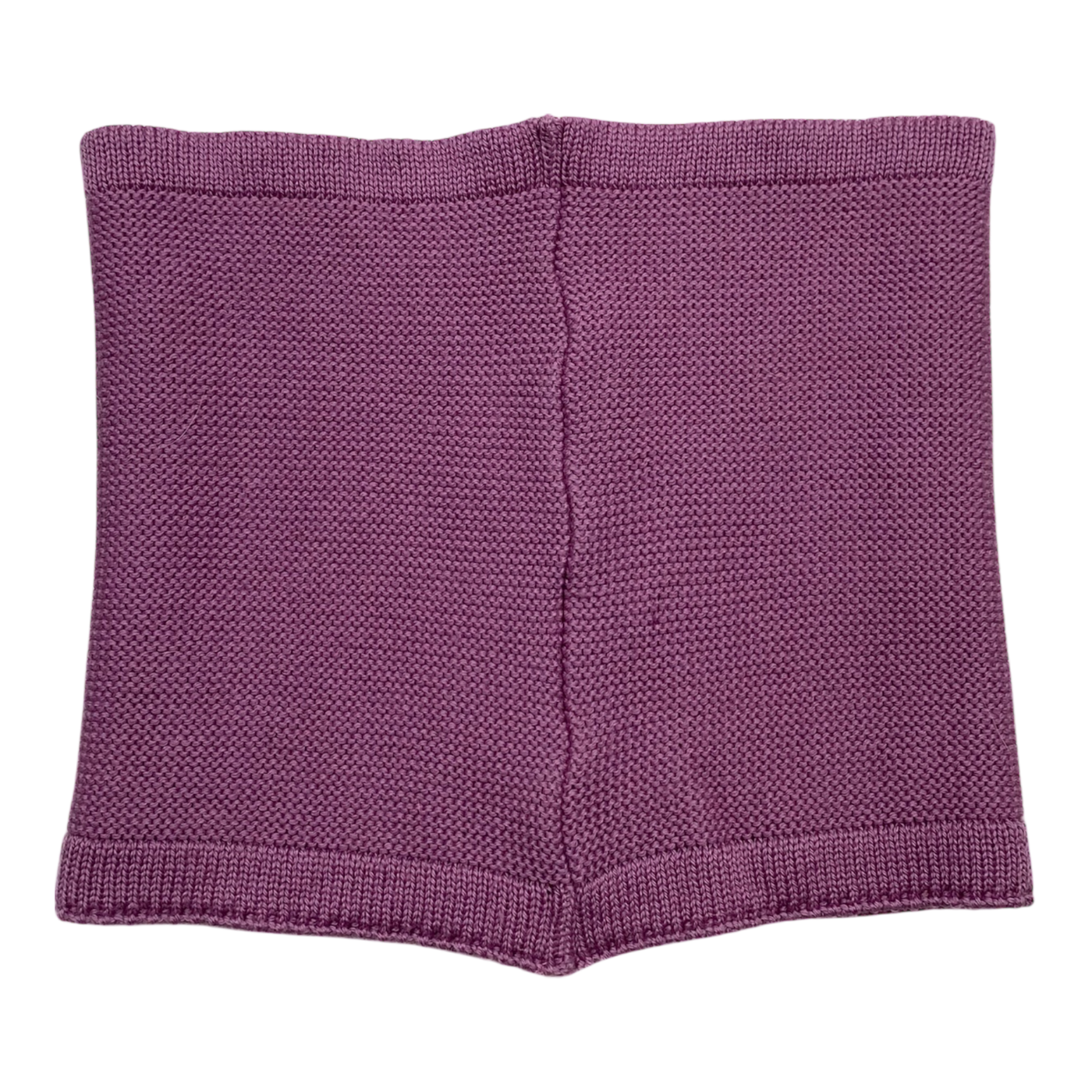 Metsola knit merino tube scarf, purple | onesize