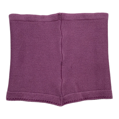 Metsola knit merino tube scarf, purple | onesize