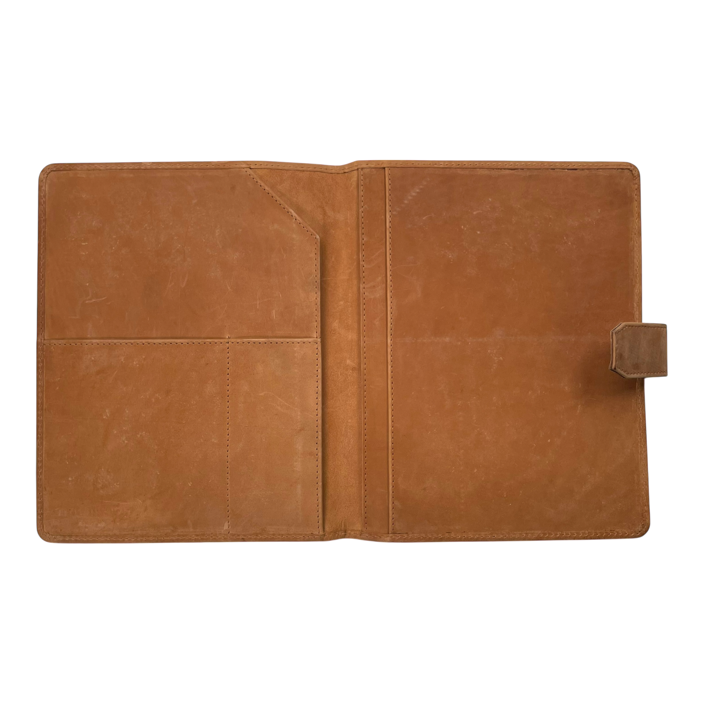 Holzrichter leather planner cover, caramel