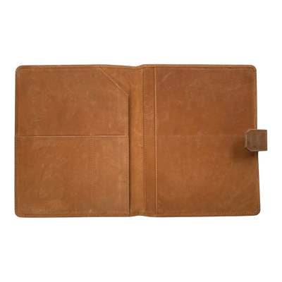 Holzrichter leather planner cover, caramel