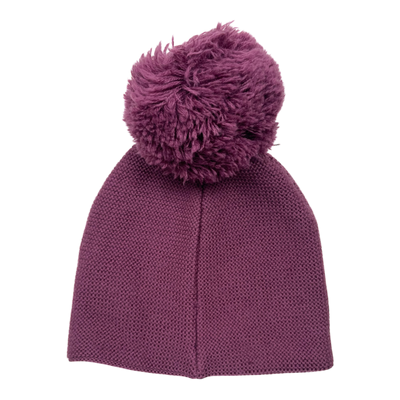 Metsola merino wool beanie, plum | 1-2y