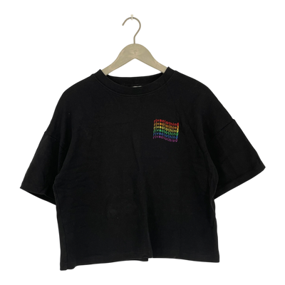 Riva Clothing cropped t-shirt, embroidery | woman M