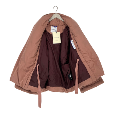 Embassy of Bricks and Logs chiba puffer coat, shadow rose | woman S