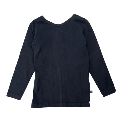 Kaiko cross shirt, black | 98/104cm