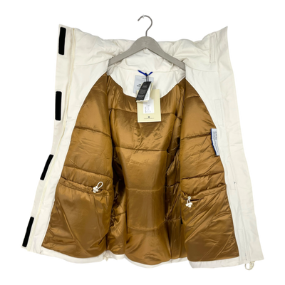 Embassy of Bricks and Logs norfolk parka, white | unisex S